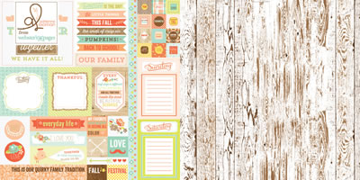Family Traditions - Family Time 12x12 d/sided paper (pack of 10)