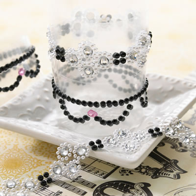 Websters Pages - In Love - Dazzle Me Gems - 2 x 12" rhinestone strips  (sold in 3's)