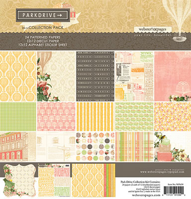 Websters Pages - Park Drive - Collection Kit  (sold individually)