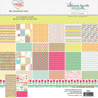 Websters Pages - Sweet Notes - Collection Pack  (sold individually)