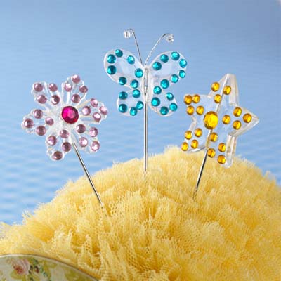 Websters Pages - Let's Celebrate - Sparkle Push Pins  (sold in 3's)