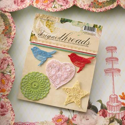 Websters Pages - Designer Threads Shapes  (sold in 3's)