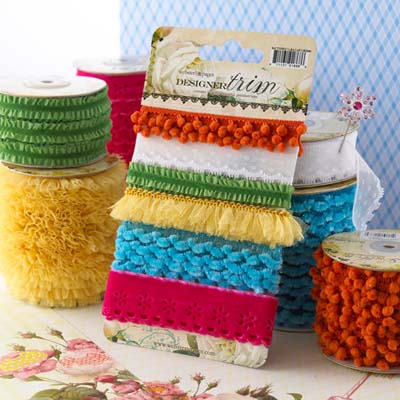 Websters Pages - Let's Celebrate - Trim Pack  (sold in 3's)