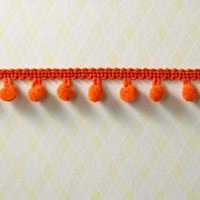 Websters Pages - Let's Celebrate - Trim - Orange Ball 25yd  (sold individually)