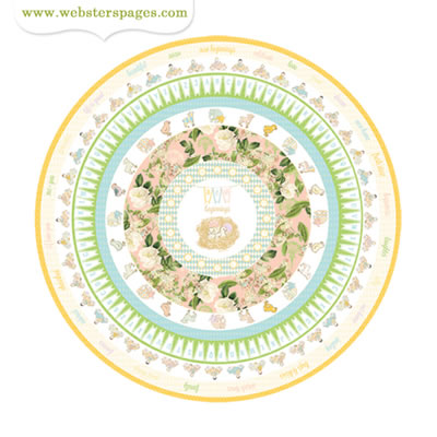 Websters Pages - New Beginnings - Circle Stickers  (pack of 6)