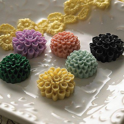 Whimsey Flower - Perfect Pack 6pc assorted  (sold in 3's)