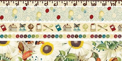 WonderFall - Fabric Ribbon  (sold in 3's)