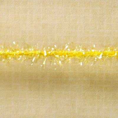 Trim - Yellow Tinsel 25yd roll  (sold individually)