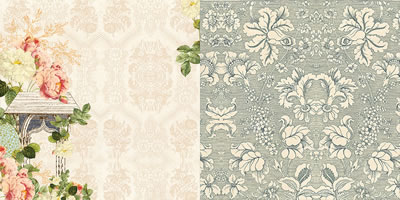 Websters Pages - Country Estate - Breezeway 12x12 d/sided paper  (pack of 10)