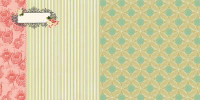 Websters Pages - Country Estate - Start from the Heart 12x12 d/sided paper  (pack of 10)
