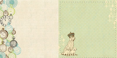 Websters Pages - Ladies & Gents - Time of My Life 12x12 d/sided paper  (pack of 10)