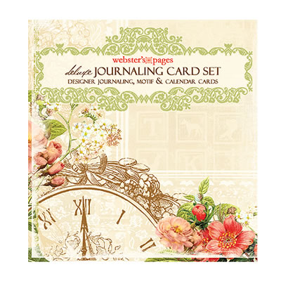 Websters Pages - Lullaby Lane - Deluxe Journaling Cards  (sold in 3's)