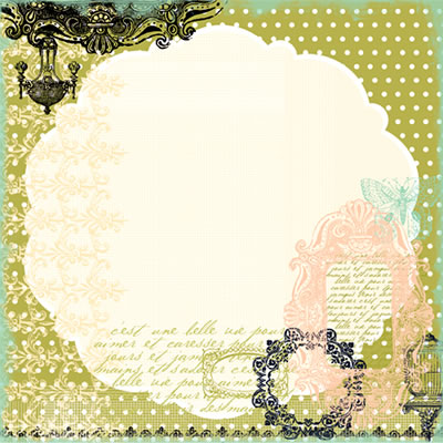 Websters Pages - Life's Portrait - 12x12 vellum  (pack of 5)