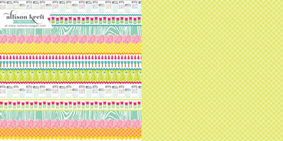 Websters Pages - Sweet Notes - Sweets & Treats 12x12 d/sided paper  (pack of 10)