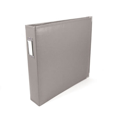 Classic Leather 12x12 ring - Charcoal Grey  (sold individually)