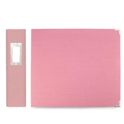 WeR Memory Keepers - Linen 12x12 Post Album Bubblegum  (sold individually)