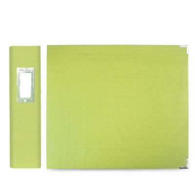 WeR Memory Keepers - Linen 12x12 Post Album Key Lime  (sold individually)