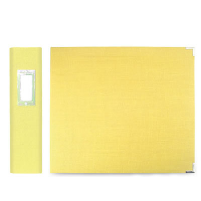WeR Memory Keepers - Linen 12x12 Post Album Butter  (sold individually)