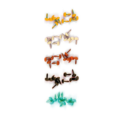 WeR Memory Keepers - Maple Grove - Glitter Brads  (sold in 3's)