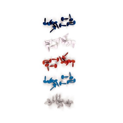 WeR Memory Keepers - Yankee Doodles - Glitter Brads  (sold in 3's)