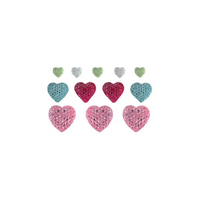WeR Memory Keepers - Love Struck - Heart Gumdrop Brads  (sold in 3's)