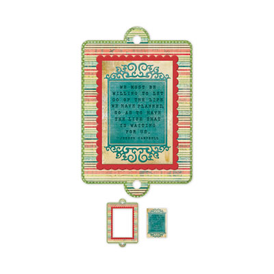 WeR Memory Keepers - Anthologie - Frames - Life Quote  (sold in 5's)