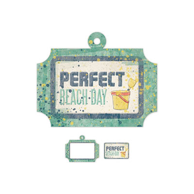 WeR Memory Keepers - Down the Boardwalk - Frames - Sand Pail  (sold in 5's)
