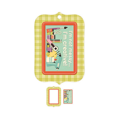 WeR Memory Keepers - Love to Craft - Embossed Frames - I'm Creative  (sold in 5's)