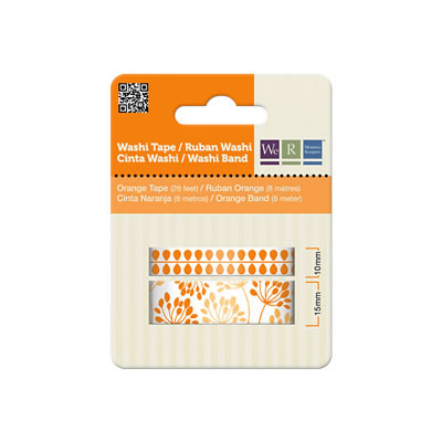 We R Memory Keepers - Washi Tape - Orange  (sold in 3's)