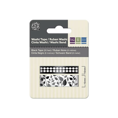 We R Memory Keepers - Washi Tape - Black  (sold in 3's)