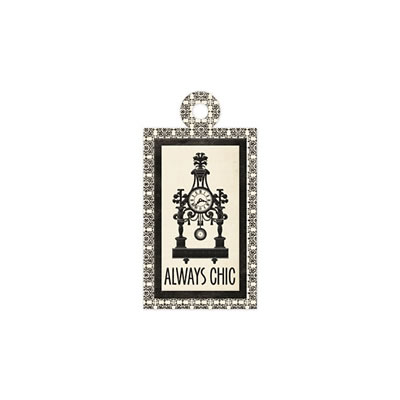 WeR Memory Keepers - Antique Chic - Embossed Tag - Chic  (sold in 12's)