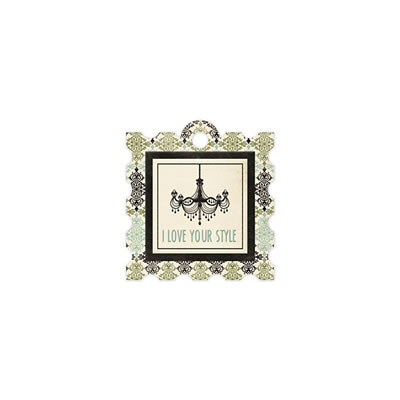 WeR Memory Keepers - Antique Chic - Embossed Tags - Style  (sold in 12's)