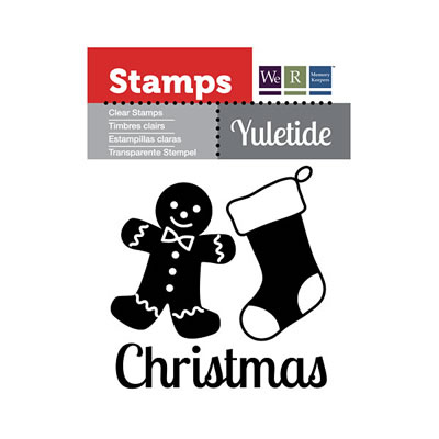 WeR Memory Keepers - Yuletide - Clear Stamps - Christmas  (sold in 3's)