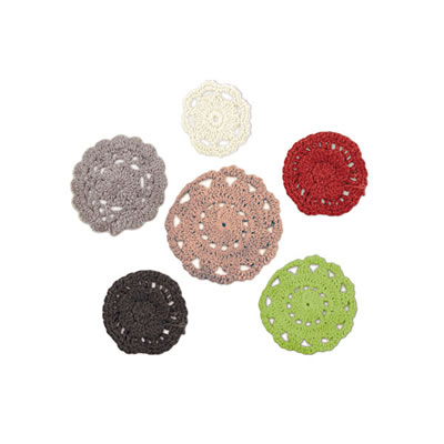 WeR Memory Keepers - Yuletide - Crochet Doilies  (sold in 3's)