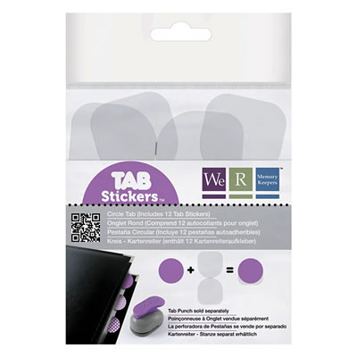 WeR Memory Keepers - Tab Stickers - Circles  (sold in 3's)