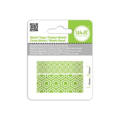 WRMK - Washi Tape - Avocado  (sold in 3's)
