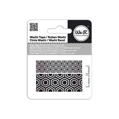 WRMK - Washi Tape - Onyx  (sold in 3's)