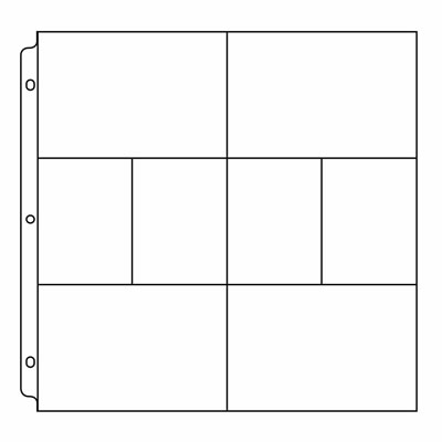 WeR Memory Keepers - 12x12 Ring Photo Sleeve 4-6x4 4-4x3 10/pk  (sold individually)