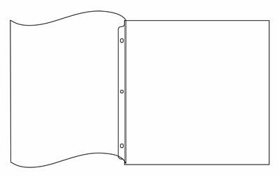 WeR Memory Keepers - 12x12 Ring Photo Sleeve Flush Bound 10/pk  (sold individually)