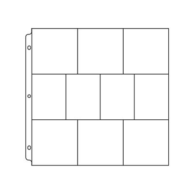 12x12 Ring Photo Sleeves 6-4x4- 4-3x4  (sold individually)