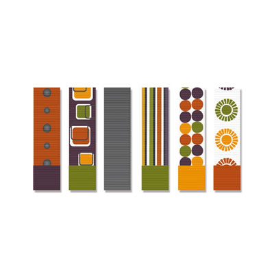 WeR Memory Keepers - PM Designer Ribbon Pewter Press  (sold in 3's)
