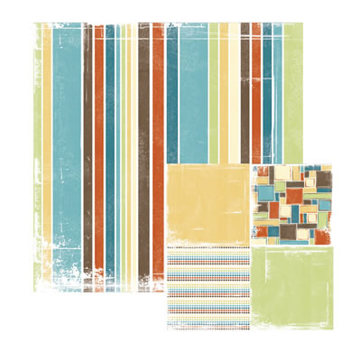 WeR Memory Keepers - Explore  Rucksack 12x12 double-sided cardstock   (pack of 10)