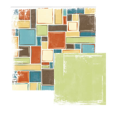 WeR Memory Keepers - Explore  Rugged 12x12 double-sided cardstock   (pack of 10)
