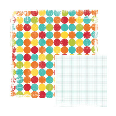 WeR Memory Keepers - Frenzy - Glee 12x12 d/sided cardstock  (pack of 10)