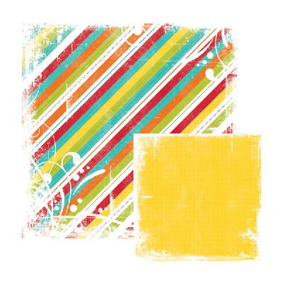 WeR Memory Keepers - Frenzy - Joy 12x12 d/sided cardstock  (pack of 10)