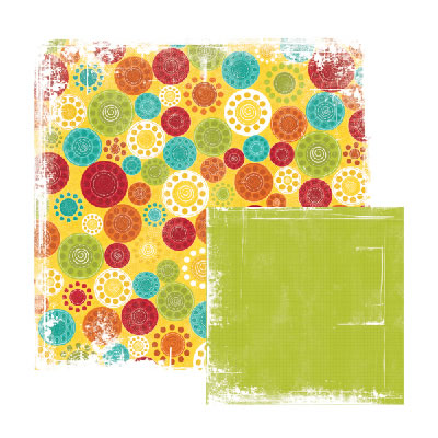 WeR Memory Keepers - Frenzy - Mania 12x12 d/sided cardstock  (pack of 10)