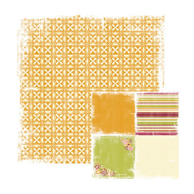WeR Memory Keepers - Hoopla - Frolic 12x12 d/sided cardstock  (pack of 10)