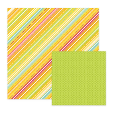WeR Memory Keepers - Hippity Hoppity - Sun Rays 12x12 d/sided paper  (pack of 10)