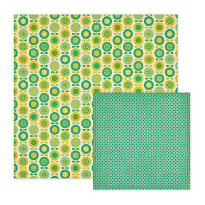 WeR Memory Keepers - 72 & Sunny - Flower Patch 12x12 d/sided paper  (pack of 10)
