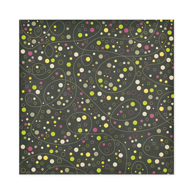 WeR Memory Keepers - Retro Glam - Ingrid 12x12 d/sided paper with glitter  (pack of 5)